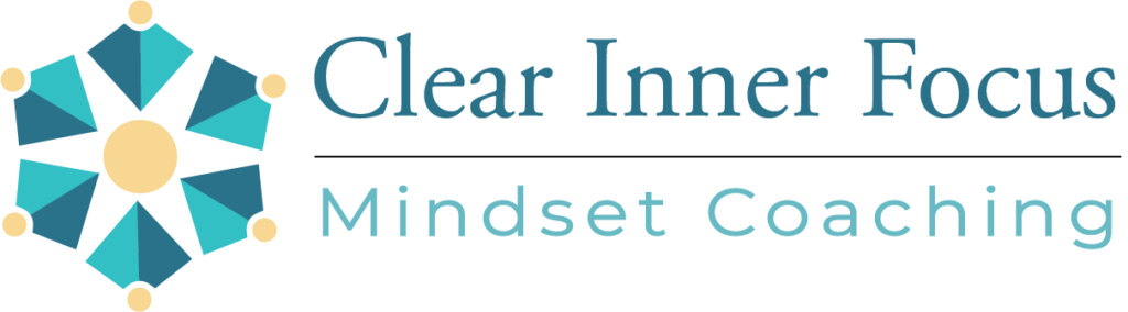 A green banner with the words " clear innovation mindset center."
